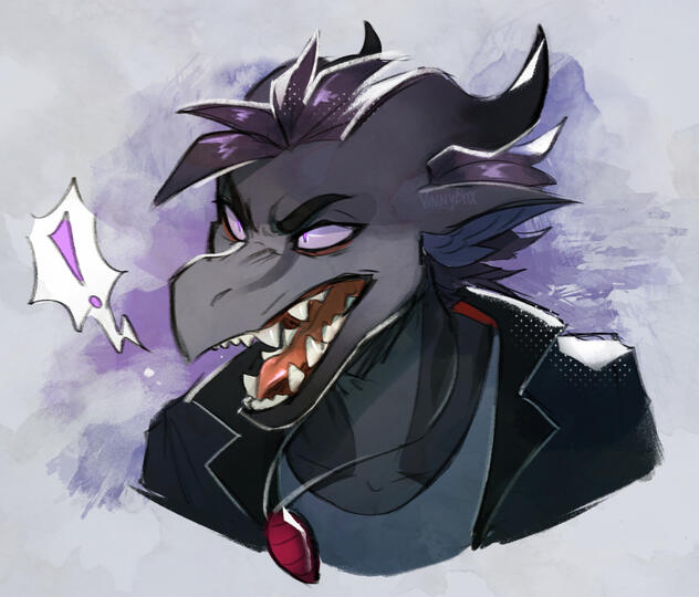 colored rough sketch